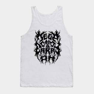 Keep Calm - Grunge Aesthetic - 90s Black Metal Tank Top